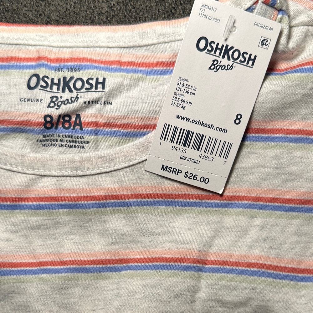 OshKosh B'gosh Multicolor Striped Top - Picture 2 of 3